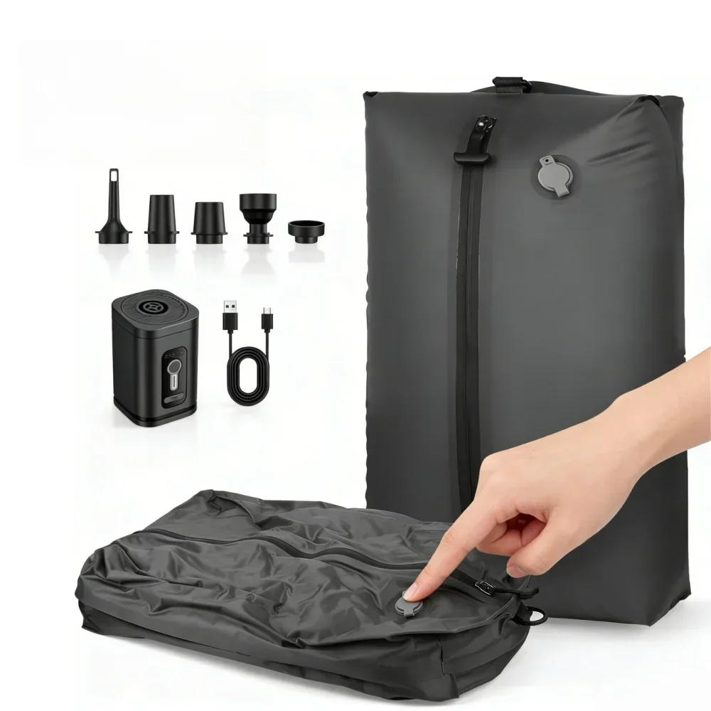 Durable Tear-Resistant TPU Vacuum Compression Bags, 9L-41L Multisize Sealing Storage Bag for Travel & Clothes, 1/2/3/5 Pack Unit