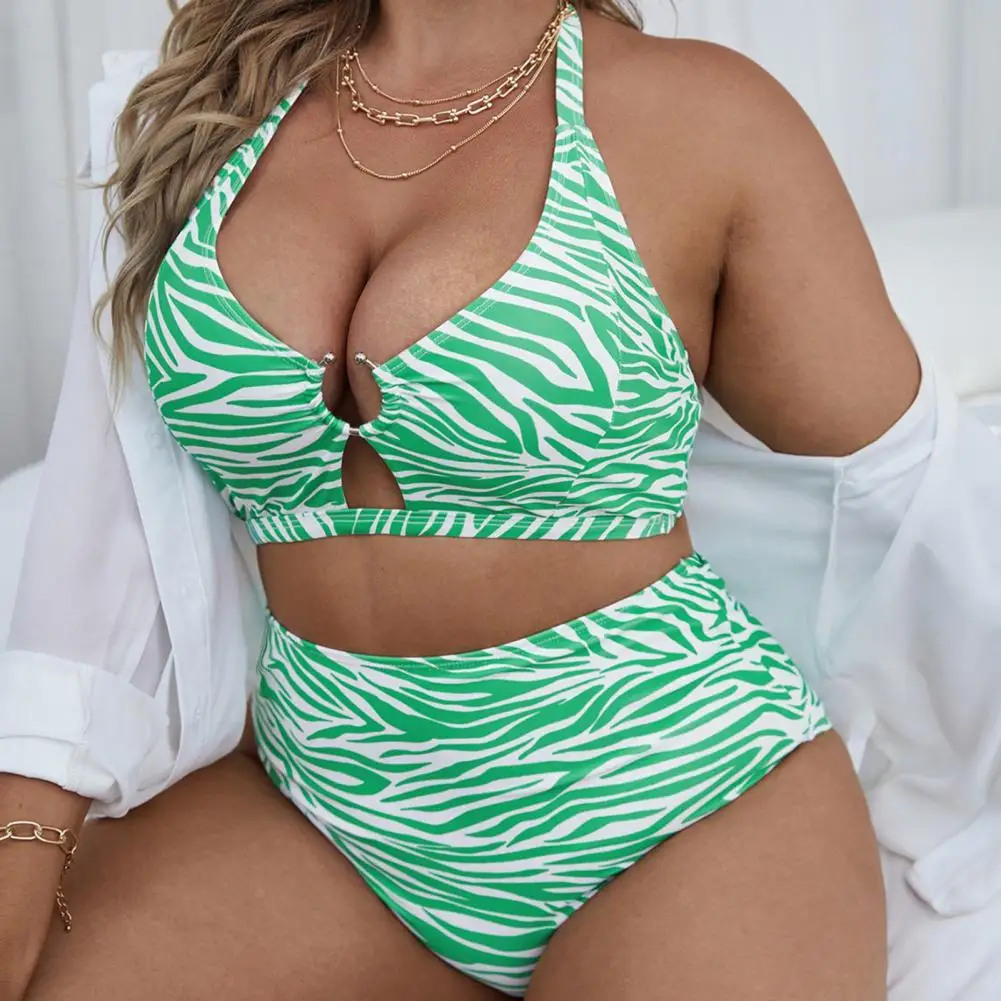 

2 Pcs/Set Fabulous Beach Swimsuit Beachwear Women Summer Swimwear Plus Size Backless Bathing Suit Bathing