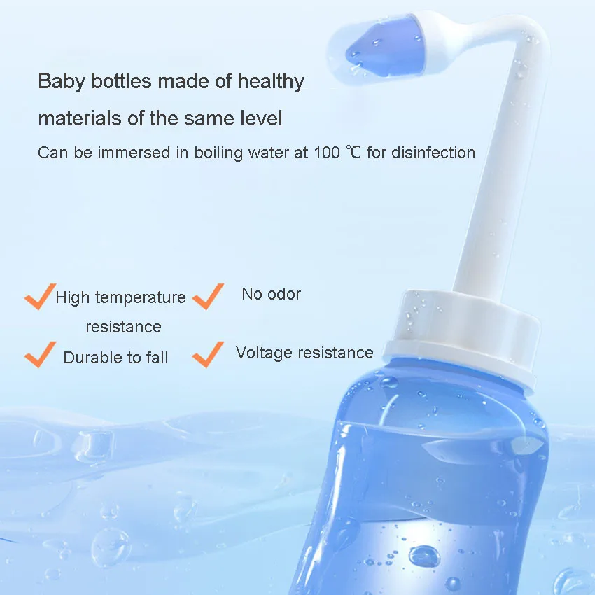 Automatic Nasal Iirrigator for Adults and Children's Household Use Physiological Nasal Saline Nasal  Irrigator Bottle