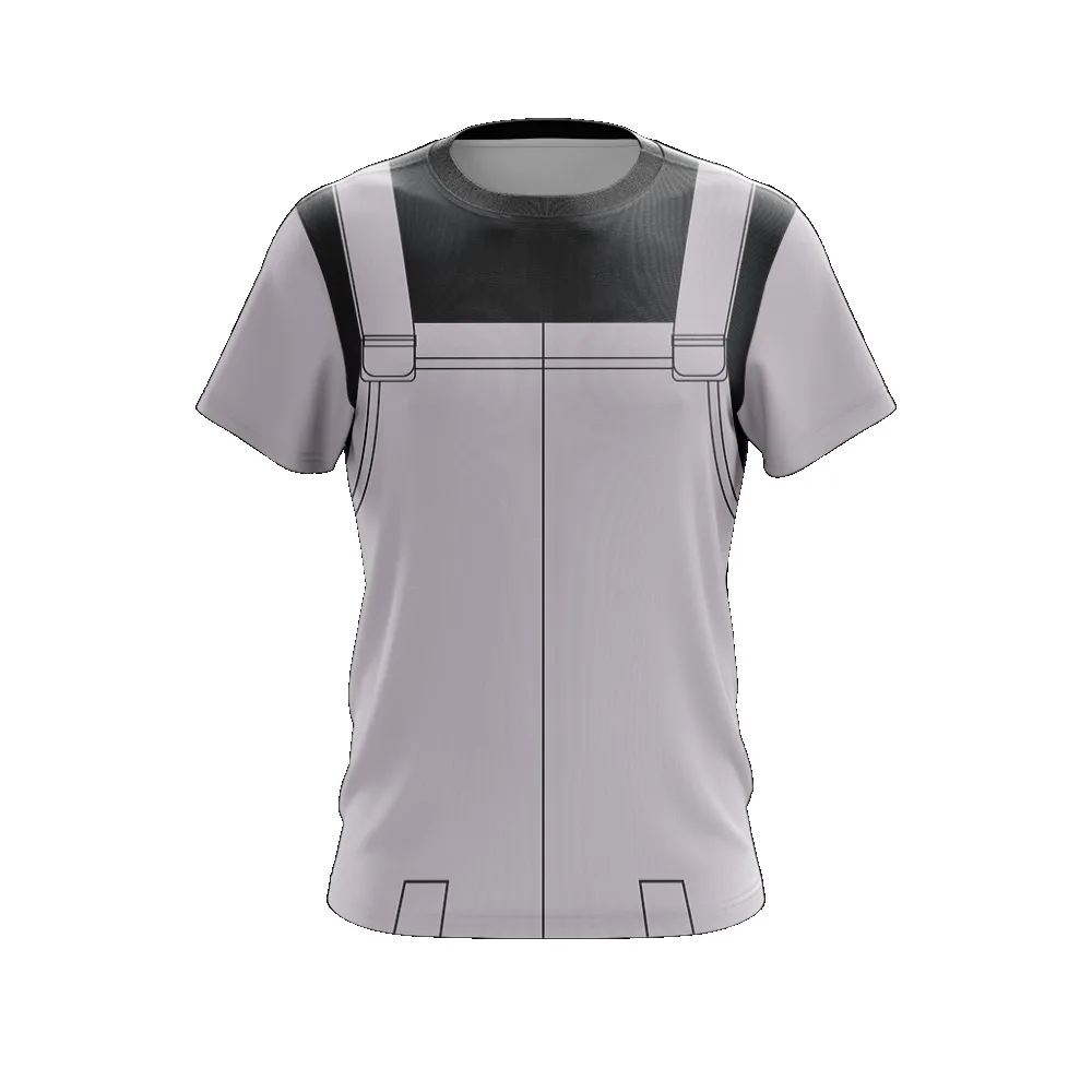 Naruto Anbu Cosplay T-shirt Men Women 3D All Over Print Red Spiral Symbol Short Sleeve Anime Ninja Costume Graphic Tee