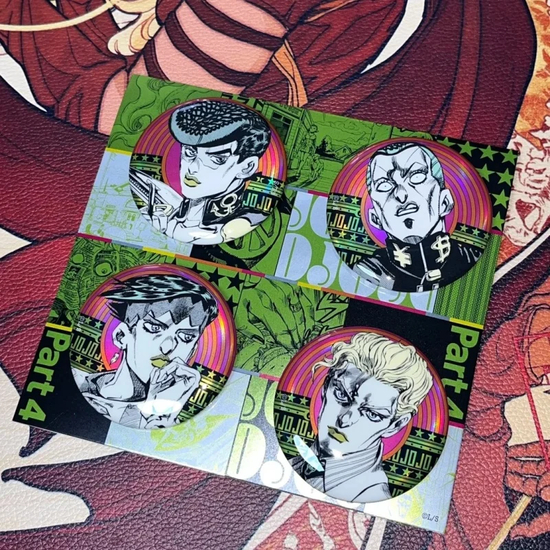 SHONEN JUMP SHOP JoJo's Bizarre Adventure Kolorowa Odznaka Grupa PHANTOM BLOOD BATTLE TENDENCY JOJOLION Kolekcja Postaci Hobby
