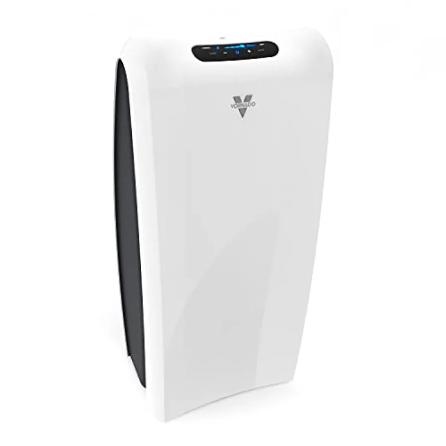 

Очиститель воздуха AC550 с настоящим HEPA-фильтром для домашнего использования, улавливающий аллергены, дым, запахи, пыльцу, пыль и шерсть домашних животных, белый цвет