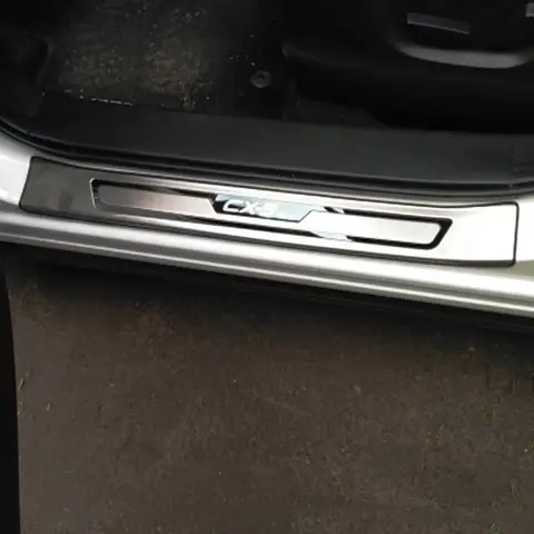 마쓰다 CX-5 CX 5 CX5 2017 2023 문짝 씰 트림 스타일링 자동차 액세서리 스커프 플레이트 가드 커버 보호대 보호 스티커 Best5