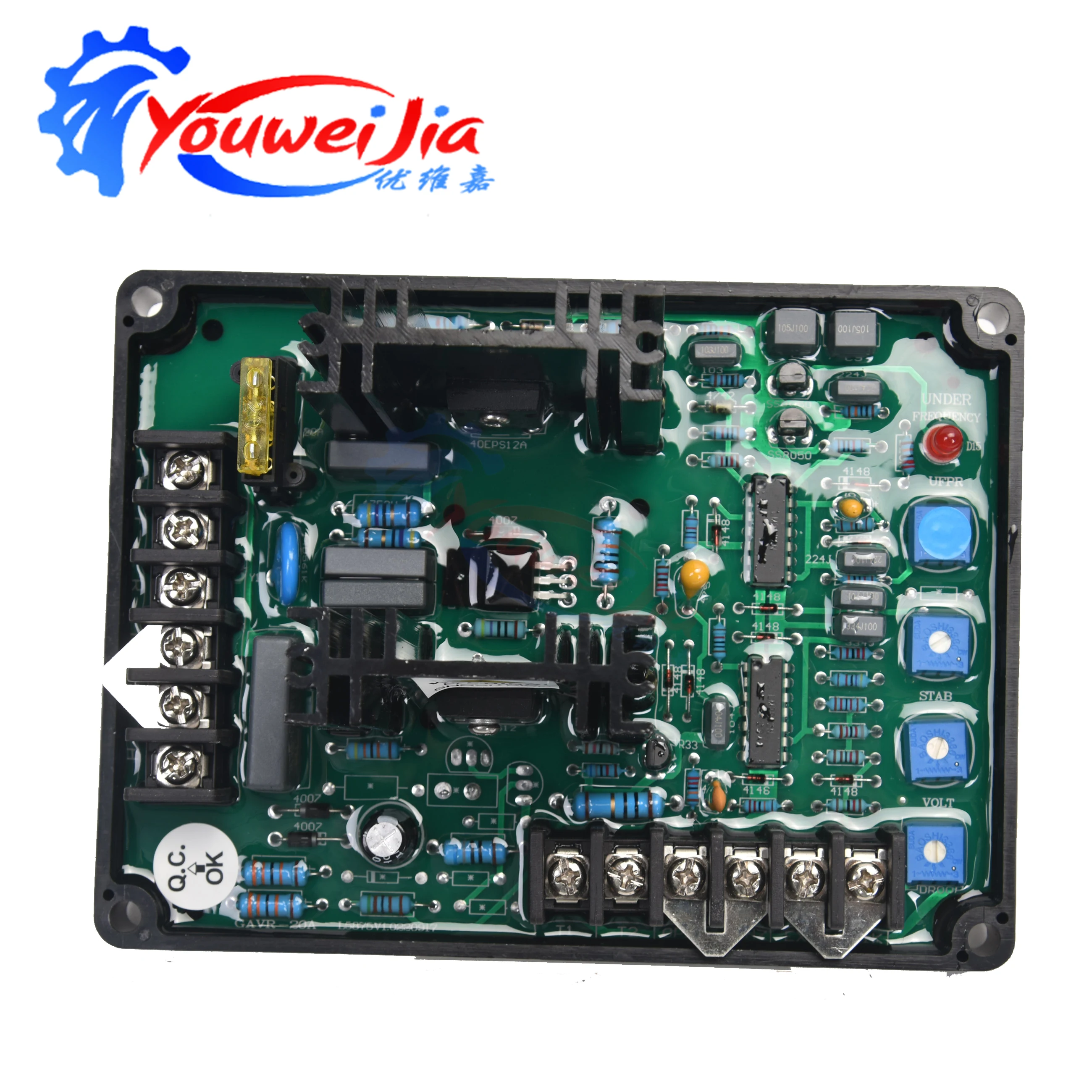 GAVR 20A Avr Brushless Generator Automatic Voltage Regulator GAVR-20A Universal Diesel Stabilizer Module