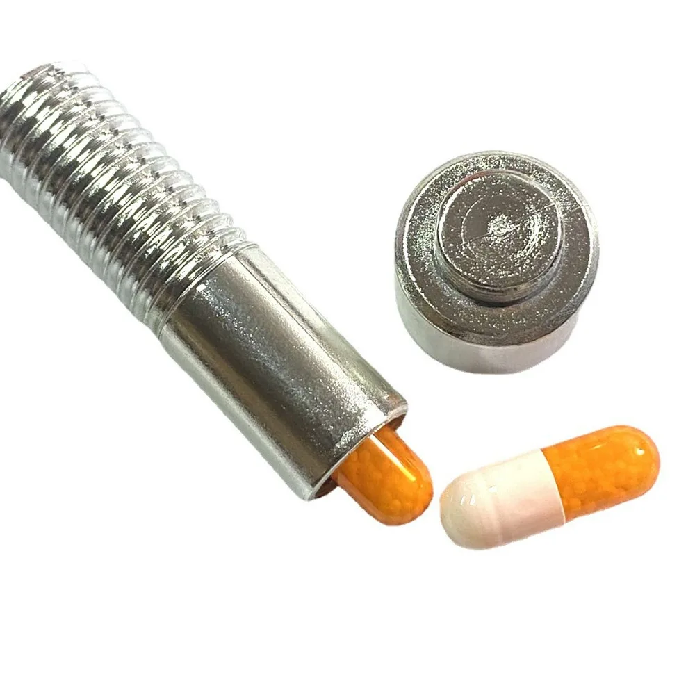 Screw-Shaped Hidden Storage Box - No Nut Design Safe Storage for Valuables/Medicines Concealed Secret Stash Container