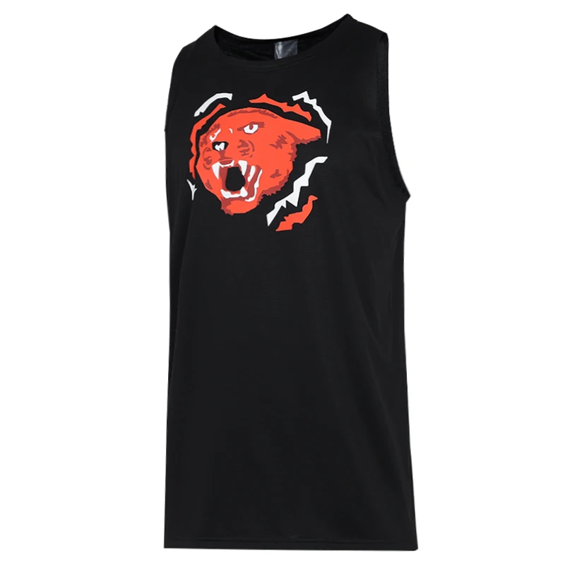 

Мужской баскетбольный жилет Puma, одежда для фитнеса и тренировок, модный быстросохнущий дышащий спортивный топ с круглым вырезом и принтом 670833-01