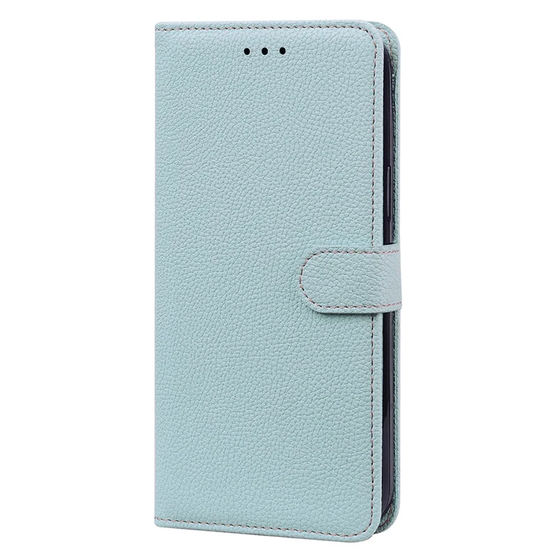 Solid Color Leather Flip Case For VIVO Y21 Y 21S Y31 Y15S Y33S Y72 Y76 Y55 5G S12 V17 V19 V21 V11 V15 V23 5G Phone Cover Wallet