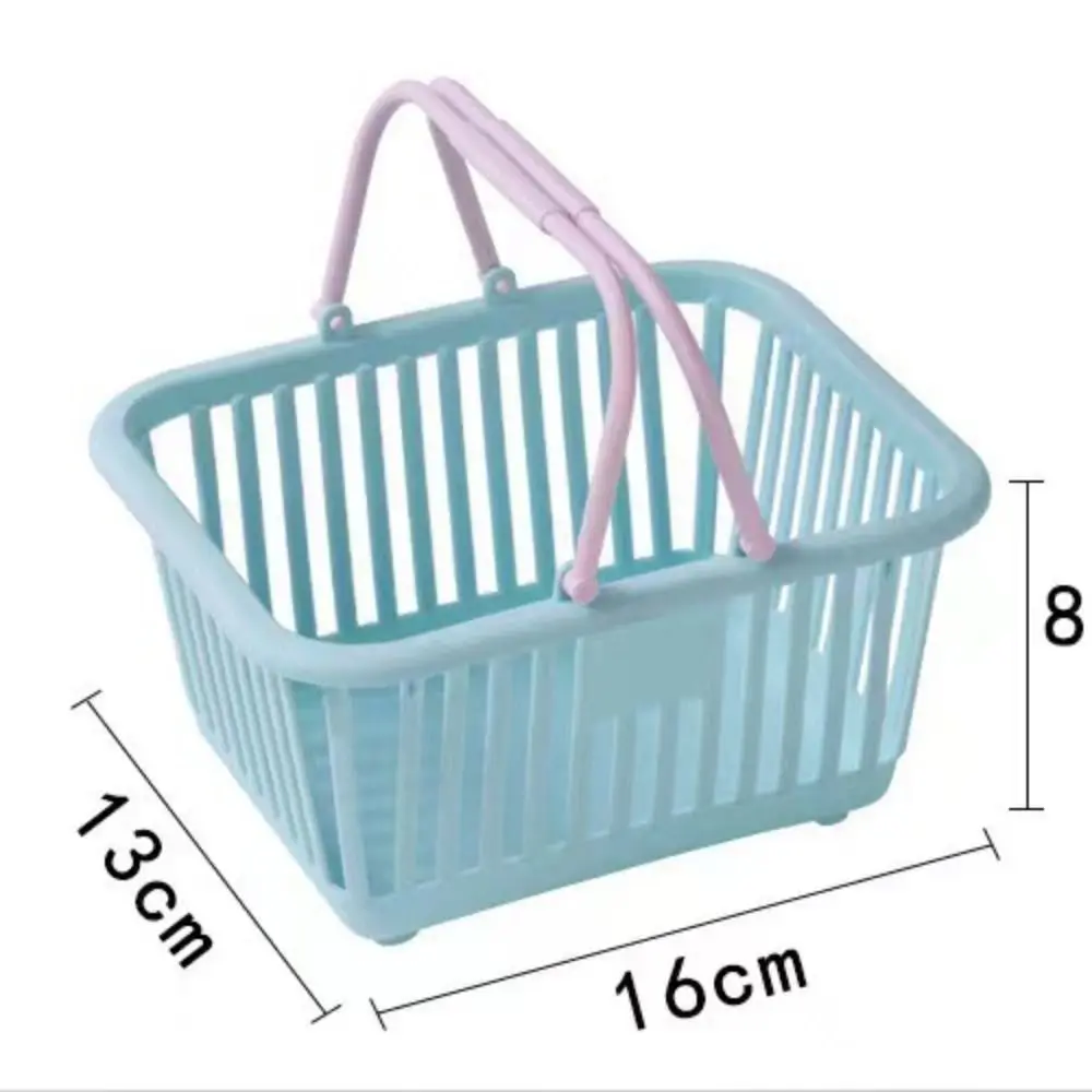 New Mini Desktop Storage Basket Sundries Storage Stationery Cosmetic Organizer Box Large Capacity Hand Basket