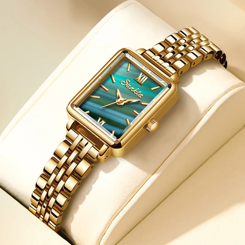Women's Elegant Quartz Watch with Simple Steel Design