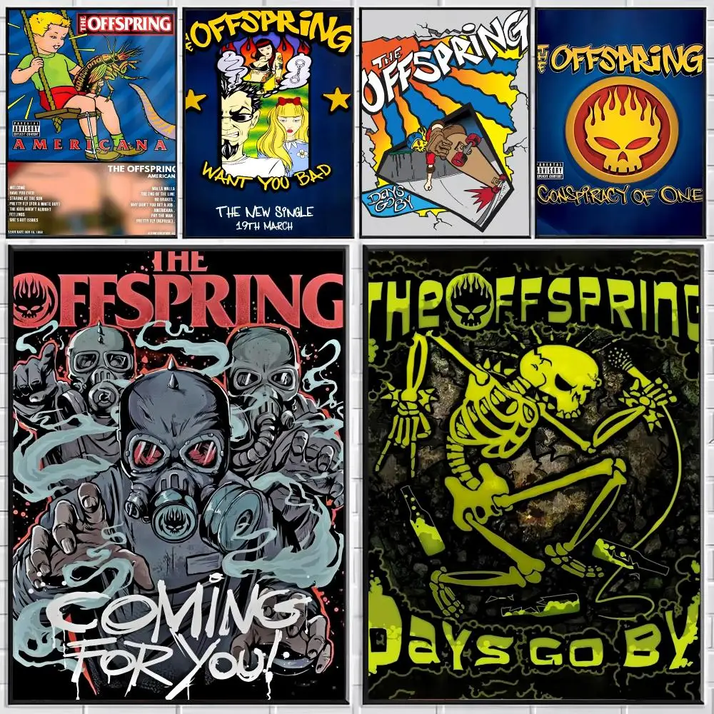 Band T-The Offspring Poster Stylish Wall Art for Bedroom Living Room Bar Café Home Decor Gift