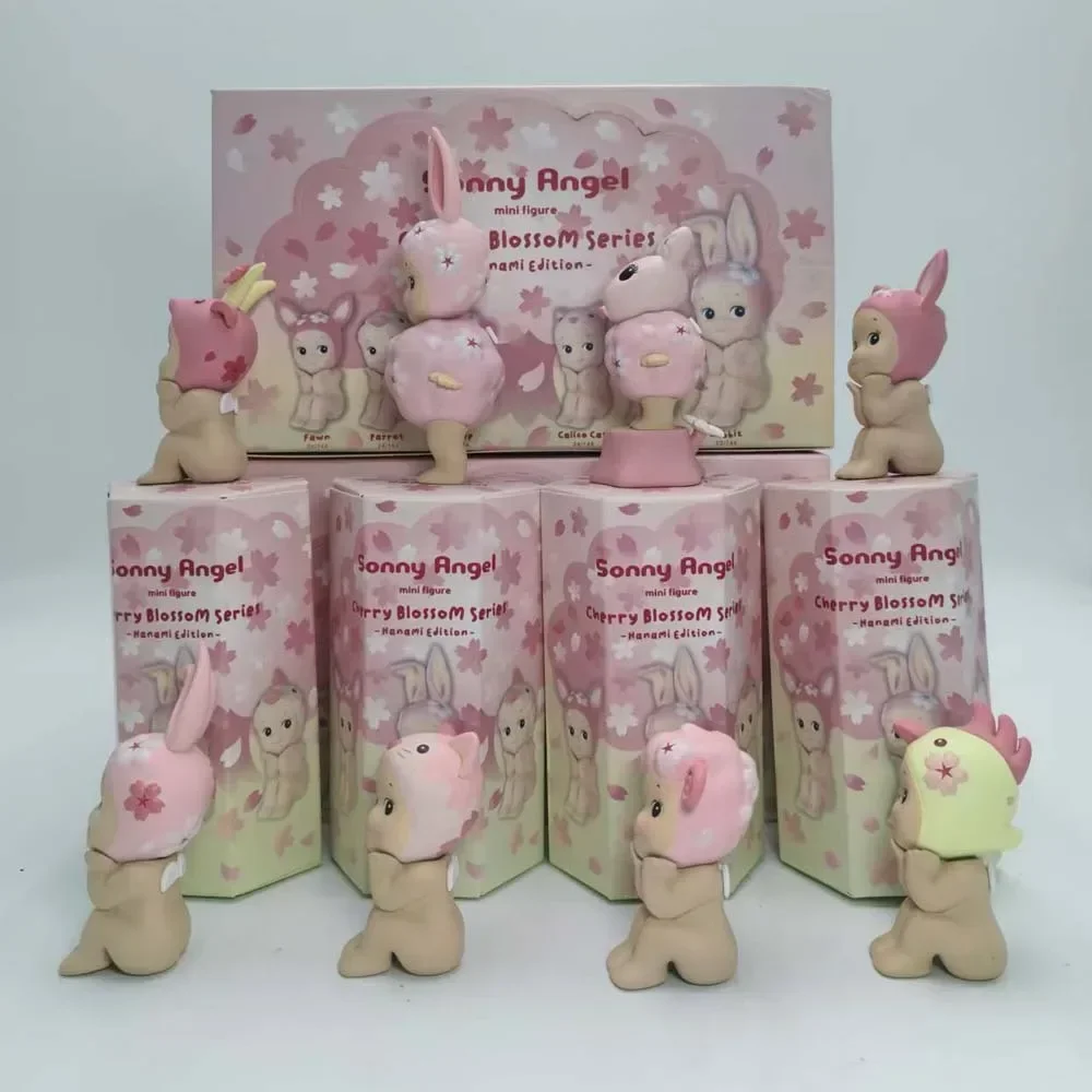 Mini Sonny Cherry Blossom Serie Blindbox-Spielzeug Überraschungsbox Kawaii Glücksbringer Niedliche Puppe Dekoration Sammelmodell Paar-Geschenke