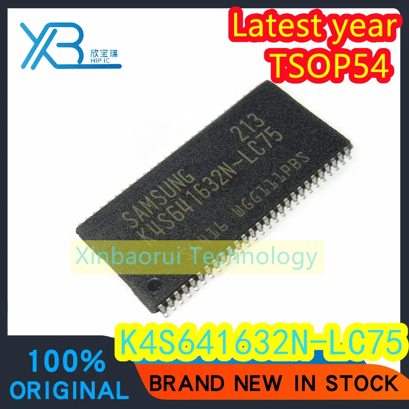 (4/20pieces) K4S641632N-LC75 K4S641632N TSOP54 4M*16-bit SDRAM chip 100% brand new original good quality spot