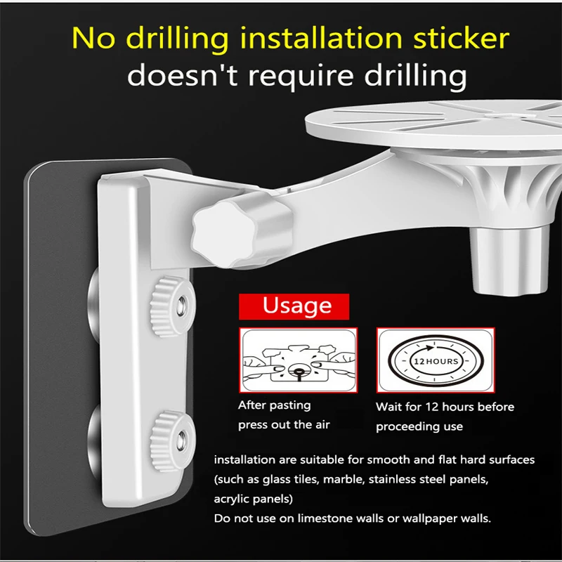 Camera Support Wall Bracket For PZT Indoor Camera Security Surveillance Accessories Camera Support And Base