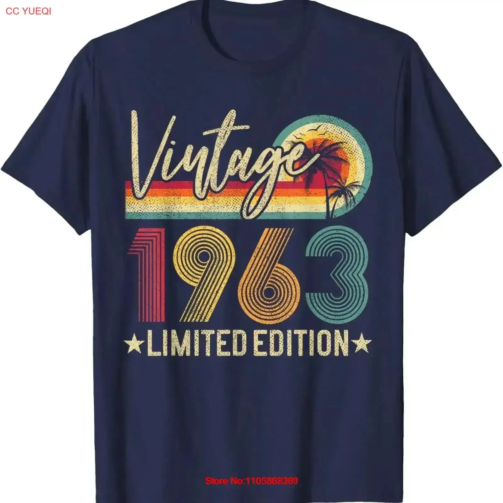Limited Edition 1963 Birthday Vintage T-Shirt, leicht gewaschen, bequem, modisch, stilvolle Designerkleidung, Vintage, lässig