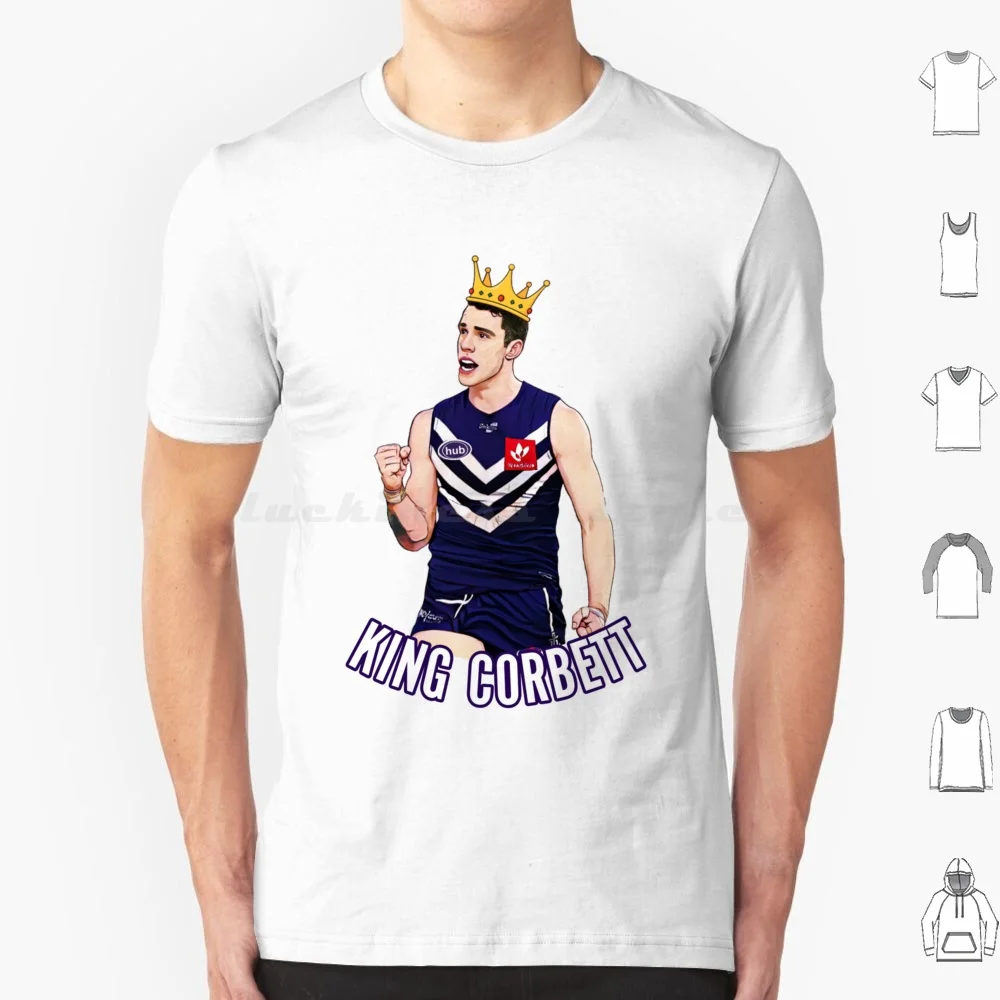 King Corbett T Shirt 6xl Cotton Cool Tee Australia Afl Sport Freo Fremantle Fremantle Deagan Duckworth Freohub Bigdeagz