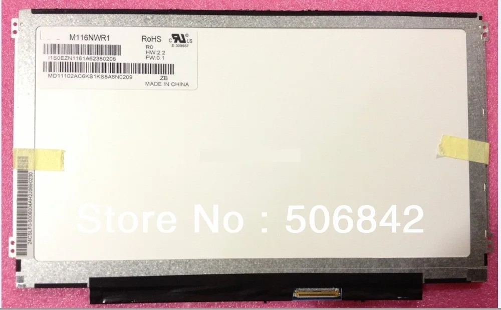 

11.6" laptop LED screen M116NWR1 B116XW03 V.0 LP116WH2-TLN1 N116BGE-L41 CLAA116WA03A LTN116AT02 1366*768 40pin