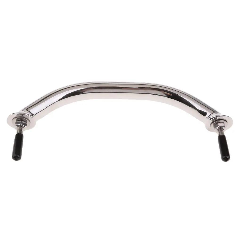 

Polished Marine 316 Stainless Steel Grab Handle Boat Handrail Rail Bracket for Nautical Deck Accessories