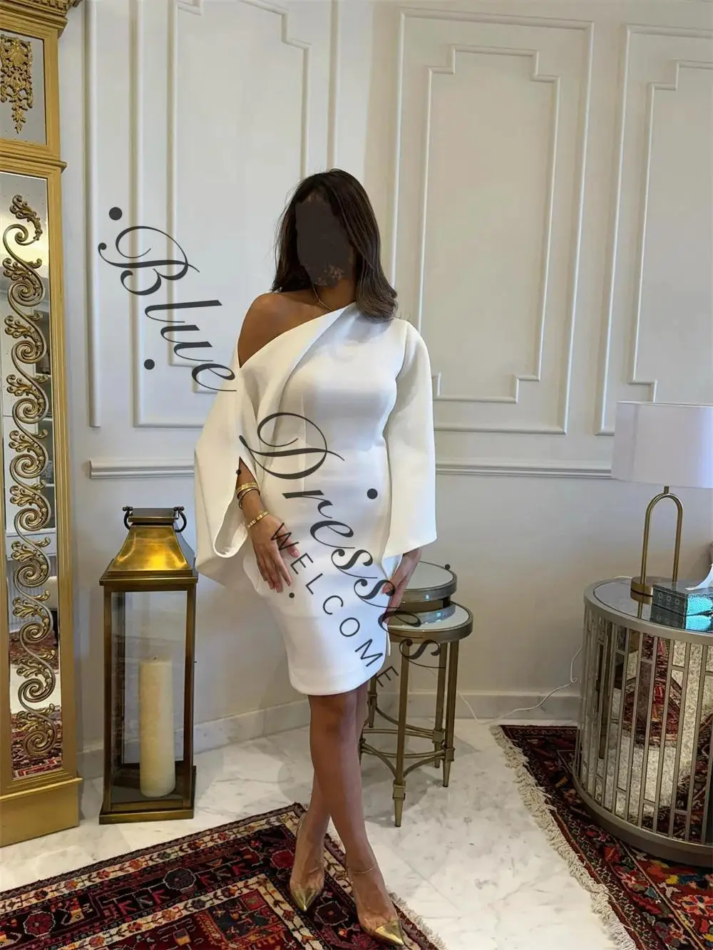 

Элегантное женское вечернее платье из тюля с квадратным вырезом и короткими рукавами, длиной до колена, классическое, на заказ, новинка 2026 года