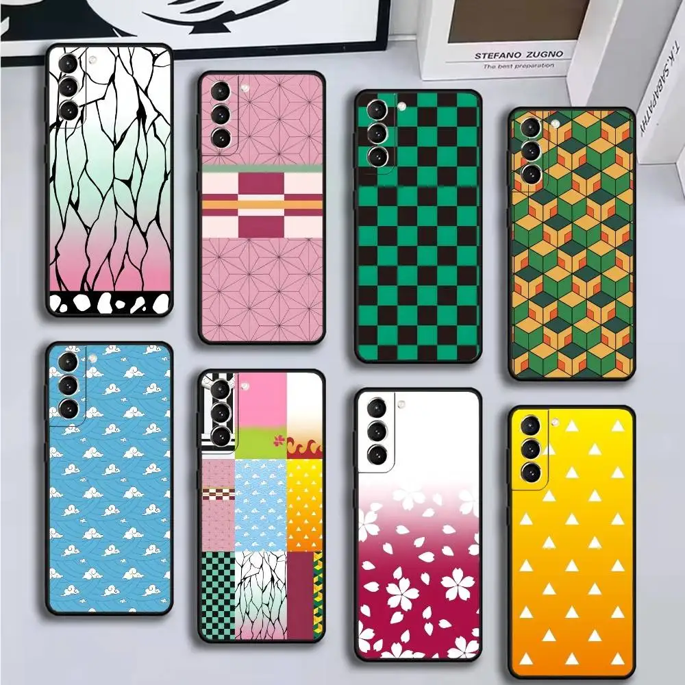 

Demon slayer hot japan anime pattern Phone Case For Samsung GalaxyA13,21s,22,31,32,52,53,71,72,73,Soft Black Cover