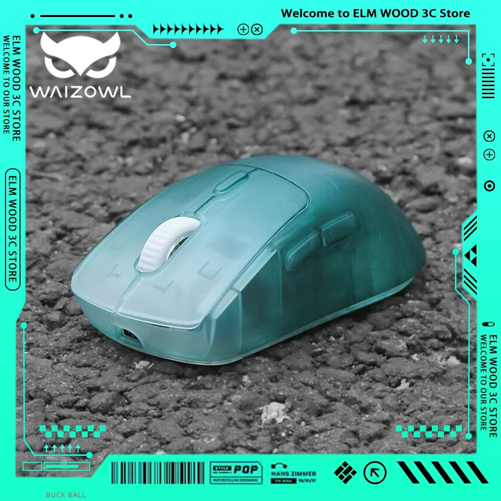 

Waizowl Ogm Pro E-Sports Mouse Paw3395 Tri Mode Bluetooth Wireless Lightweight Mouse Gamer Pc Accessoies Gaming Mice Man Gifts