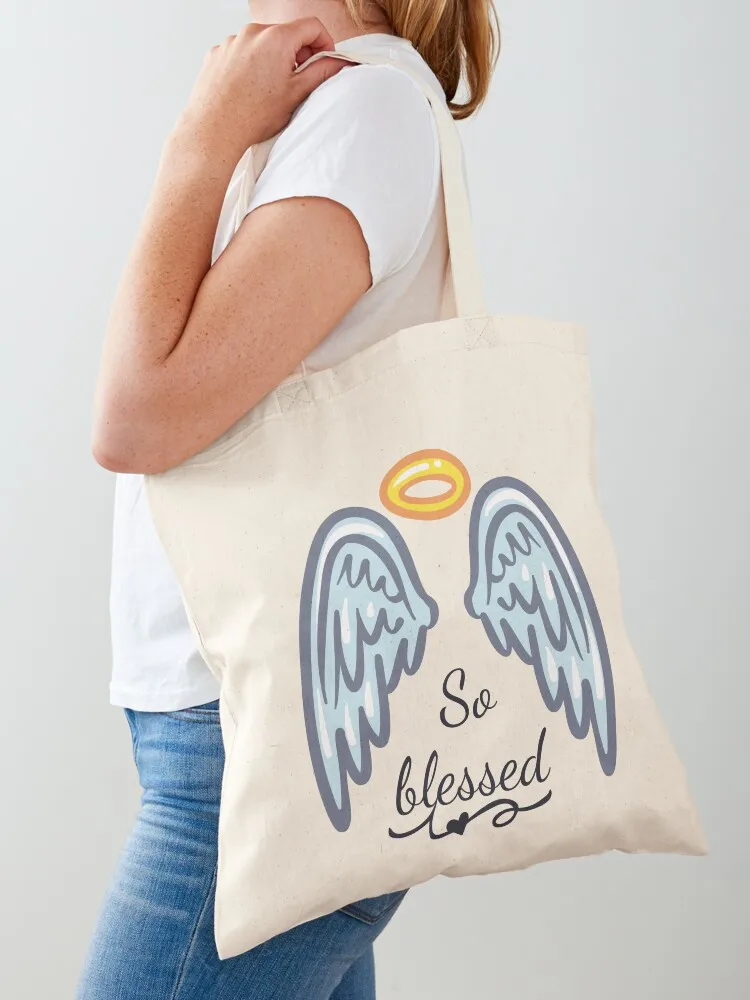 

So Blessed Tote Bag tote bag woman Women's shopping bag personalized tote Shopper