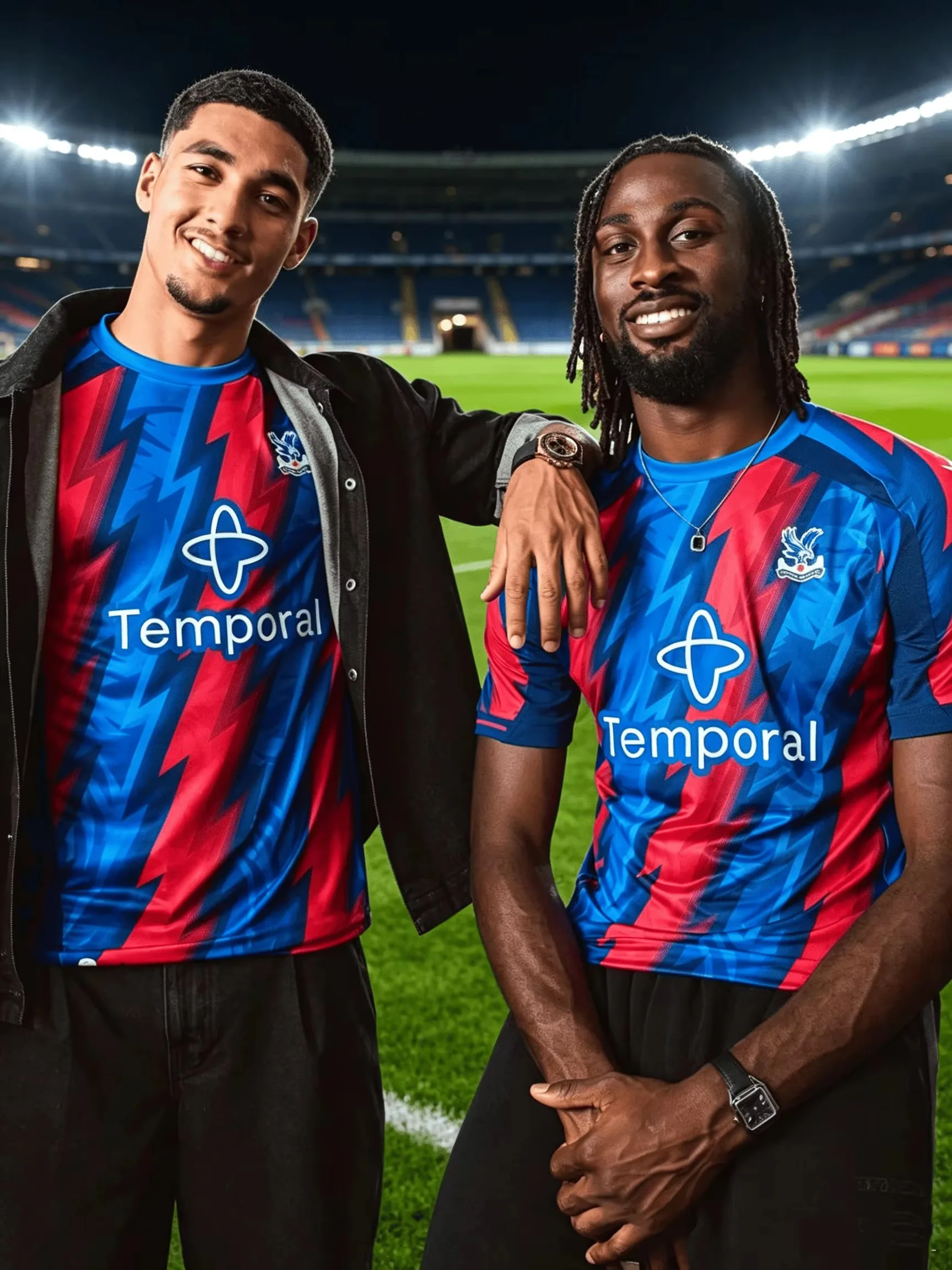Crystal Palace Club Soccer Shirt Breathable & Quick Drying Summer 2026 New Season 2026-27 Abstract Design Men's Sportswear