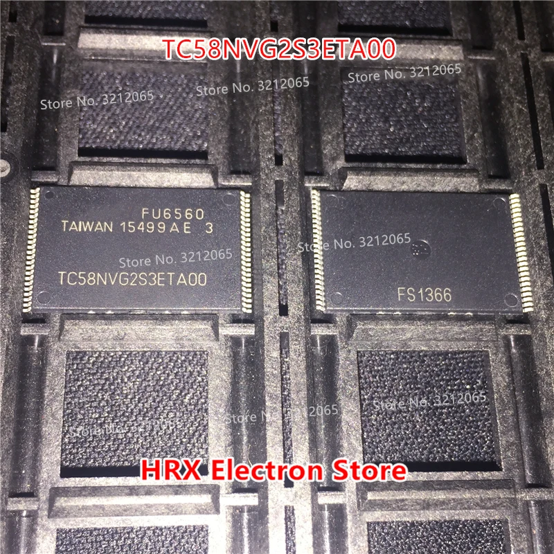 100% New Original TC58NVG2S3ETA00 TC58NVG2S3ETAOO TSOP48 Flash IC (2-10piece)