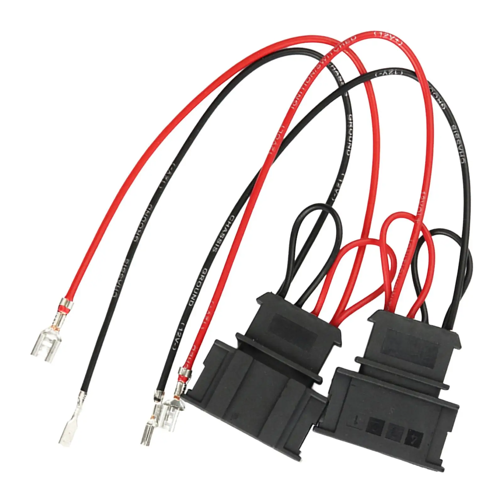 2 Pieces Car Speaker Wire Harness Adaptor, Accessories Wiring Cable Connector for Golf for for for Seat