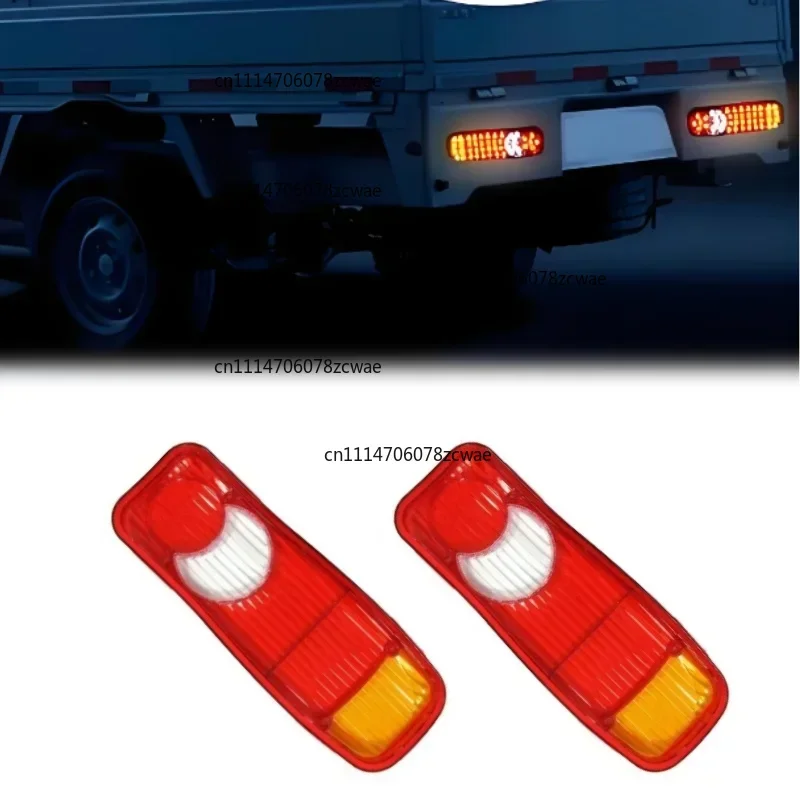 2pcs Truck Rear Tail Light Cover Replacement Parts Unbreakable Trailer Brake Light Cover For Nissan Cabstar Fiat Ducato Tipper
