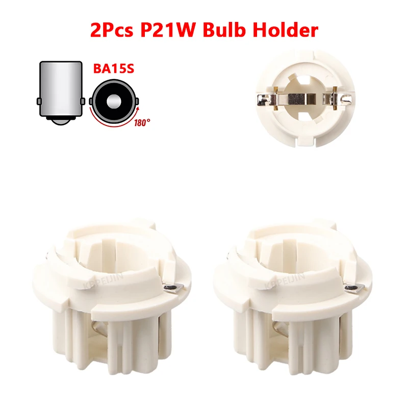 

Для BMW X3 X5 325i 328i E36: Держатель лампы стоп-сигнала P21W, запчасти для замены автомобильных ламп, 2 шт.