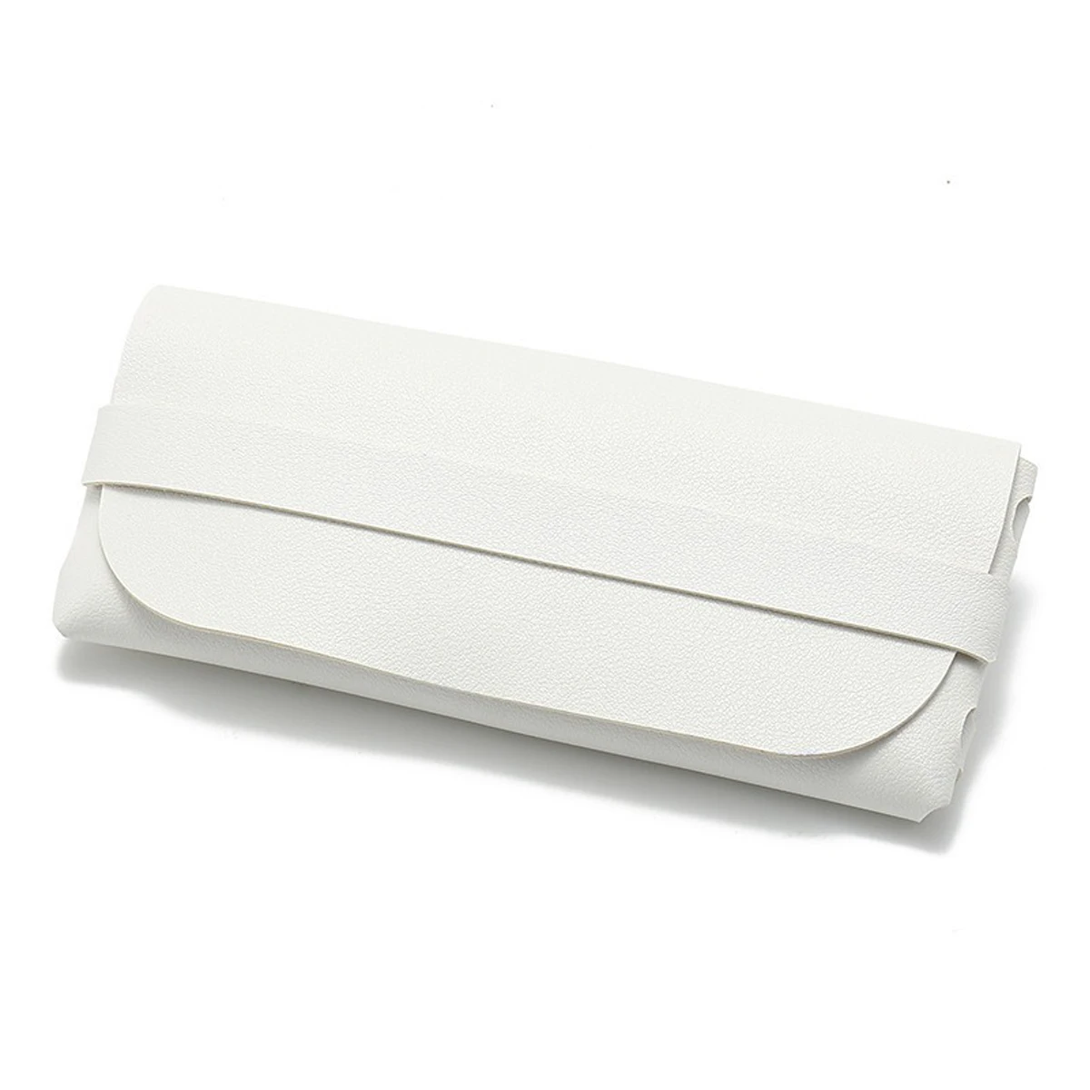 Black and White Soft and Stylish Leather Glasses Cases - Glasses Protection Bags, Travel Accessories for Men and Women - Stylish