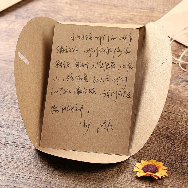 25 biglietti d'auguri per invito a fiori secchi fatti a mano in carta kraft, compleanno, festa della mamma, con busta, bomboniere natalizie