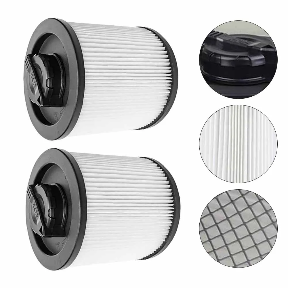 1/2pcs DXVC6910 Cartridge Filter For DeWalt DXV06P DXV10SA DXV12P Vacuum Cleaner Spare Parts Replacement Accessories