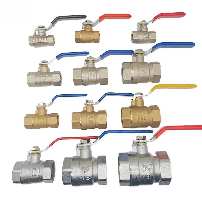 OEM/ODM الثقيلة ارتفاع تدفق الضغط مقبض طويل 600 Wog PN40 كبير كامل تتحمل ميناء صمام كروي نحاسي