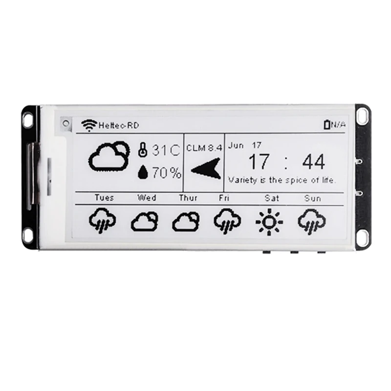 Y17A 2,90 pantalla de tinta electrónica meshtástica ESP32 Lora para Arduino etiqueta de precio inteligente Monitor de papel electrónico tablero Bluebooth Wifi