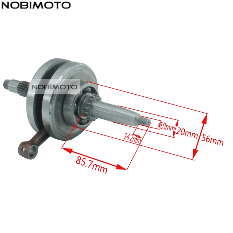 

Zongshen ZS155 Horizontal 155cc Foot Starter Crankshaft Drive Shaft Assembly