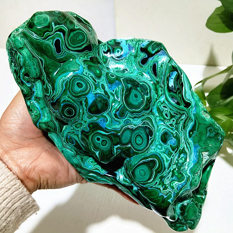 Natural Stone Malachite Crystal Raw Rock Mineral Specimen Meditation witchcra Feng Shui Crystal Chakras Reiki Healing Ornaments