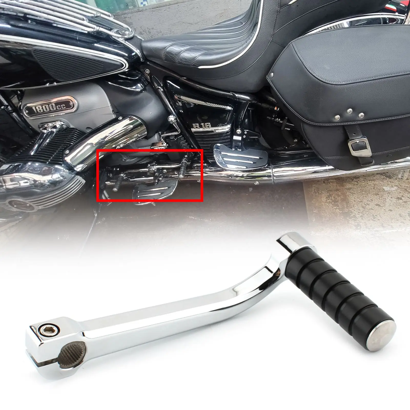 Motorcycle Heel Toe Shift Lever with Shifter Peg For R18 R18B R18Classic R18 Transcontinental Gear Shifter Shift Lever Pedal NEW