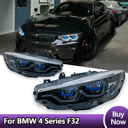 Car Lights For BMW 4 Series F32 F36 Headlight 2013-2019 LED Projetor head Lamp Daytime Running Light Automotive Accessories