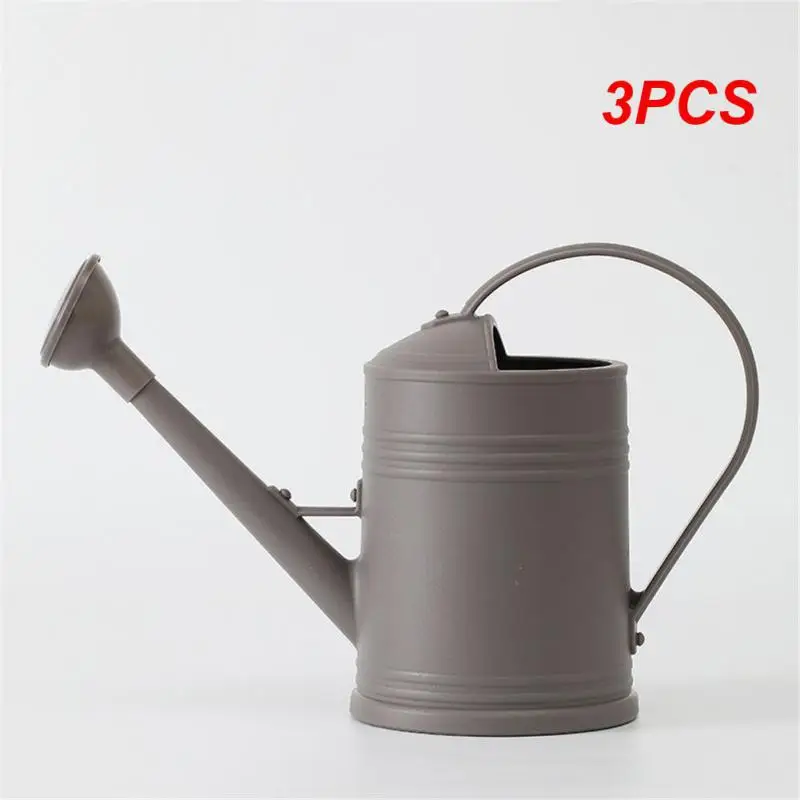 

3PCS Watering Bottles Long Mouth Garden Tools Jar for Yard Flowerpots Patio Portable Watering Kettle Outdoor Curved Handle