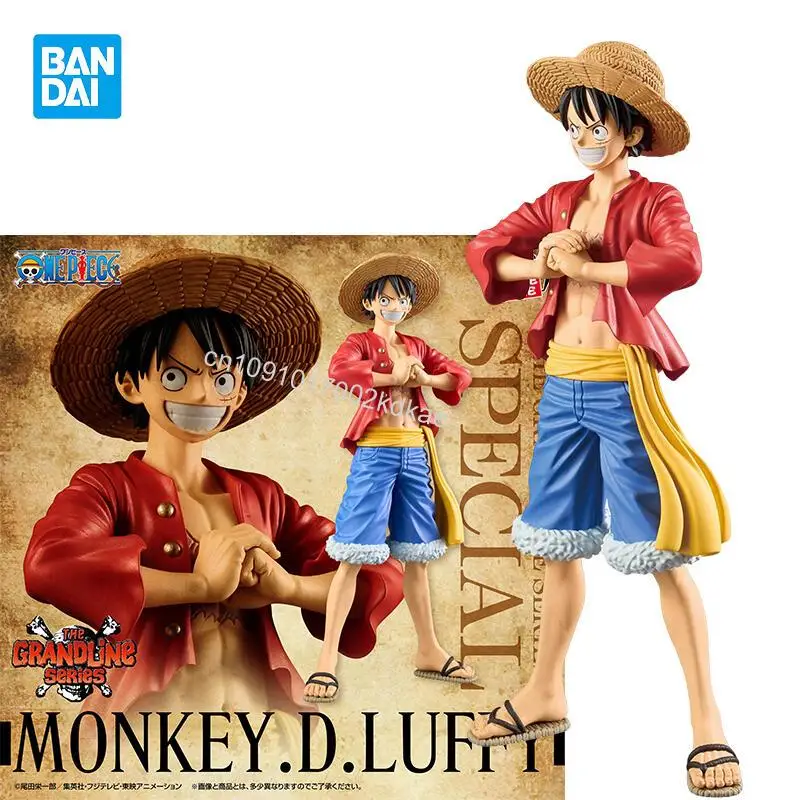 Auf Lager Bandai Original ONE PIECE DXF THE GRANDLINE SERIES SPECIAL MONKEY.D.LUFFY Ca. 19 cm Anime Actionfiguren Modellspielzeug