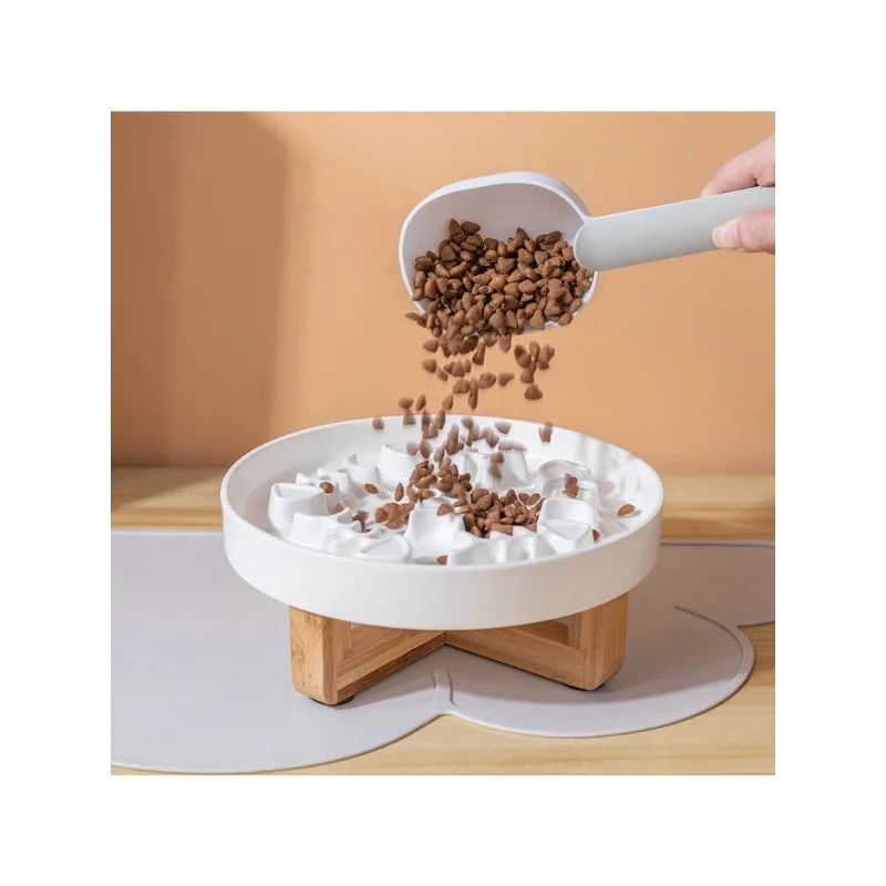 Ceramic cat and dog slow eating pet bowls,dog, health antichoking food bowls, cat bowls, slow eating bowls for dogs