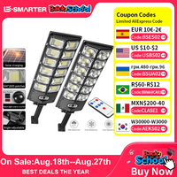 Outdoor Solar LED Lights Waterproof 8000 Lm Super Bright Wall Lamp With Motion Sensor Remote Control Garden Street Light