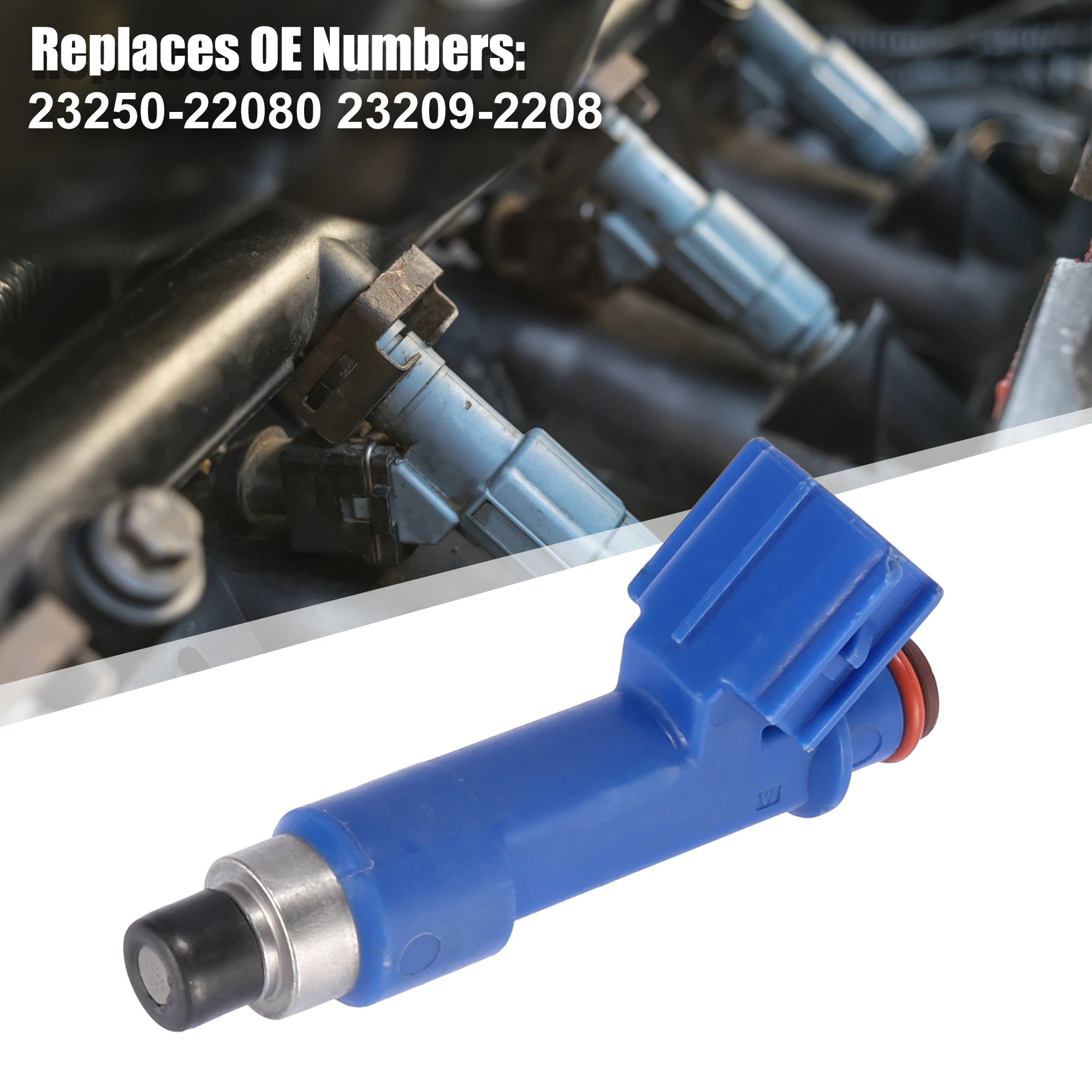 

UXCELL 4pcs 23209-22080 Fuel Injector for Toyota Corolla 04-08 for Pontiac Vibe 1.8L