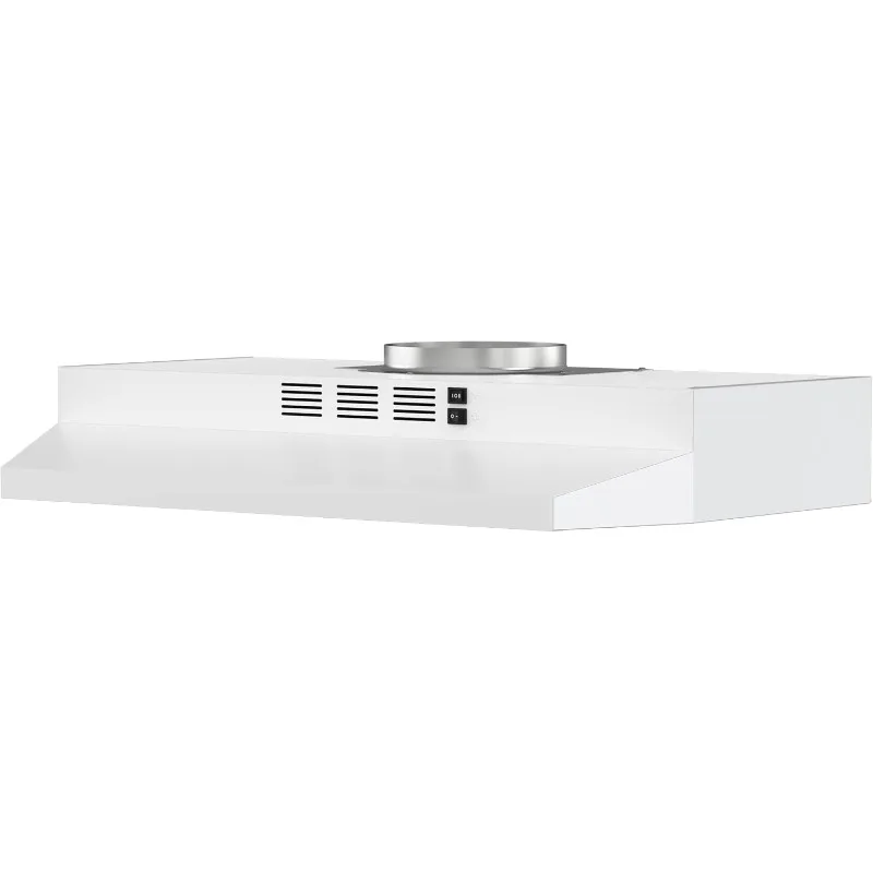 Range Hood 30 Inch Under Cabinet Range Hood, Ducted/Ductless Convertible, Rocker Button Control, 300 CFM, Vent Hood