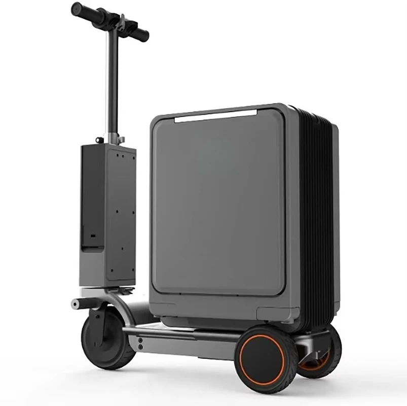 Electric Rideable Suitcase for Adults and Kids Removable Smart Carry-on Luggage with Scooter Function