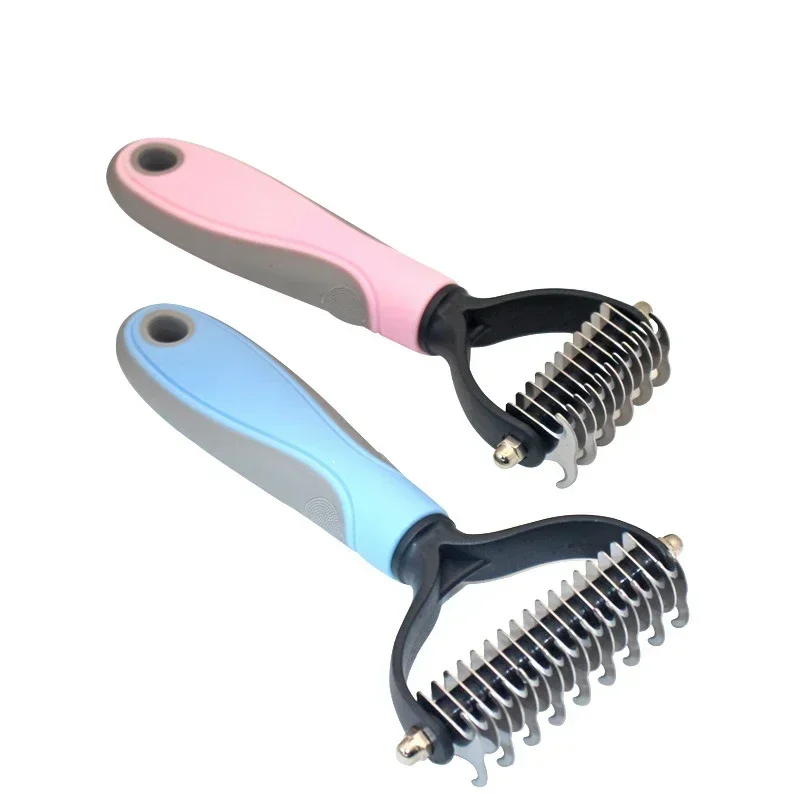 

Pet Cat Hair Removal Comb Brush Dog Grooming Shedding Tools Puppy Hair Shedding Trimmer Pet Trimming Combs