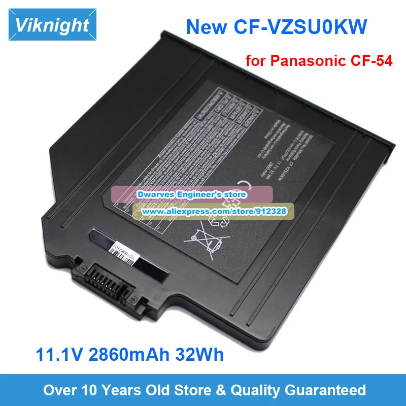 

Новый аккумулятор CF-VZSU0KW CF-VZSUOKW 11,1 В 2860 мАч 32 Втч для Panasonic CF-54 mk1 Media Bay 2nd