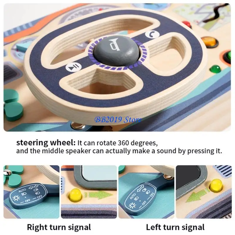 Brinquedo volante simulação placas ocupadas criativa com engrenagem botão leve