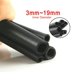 Black Smooth Nitrile Rubber Fuel Tubing Petrol Diesel Oil Line carburetor Hose Pipe 1/3Meter 3mm~19mm